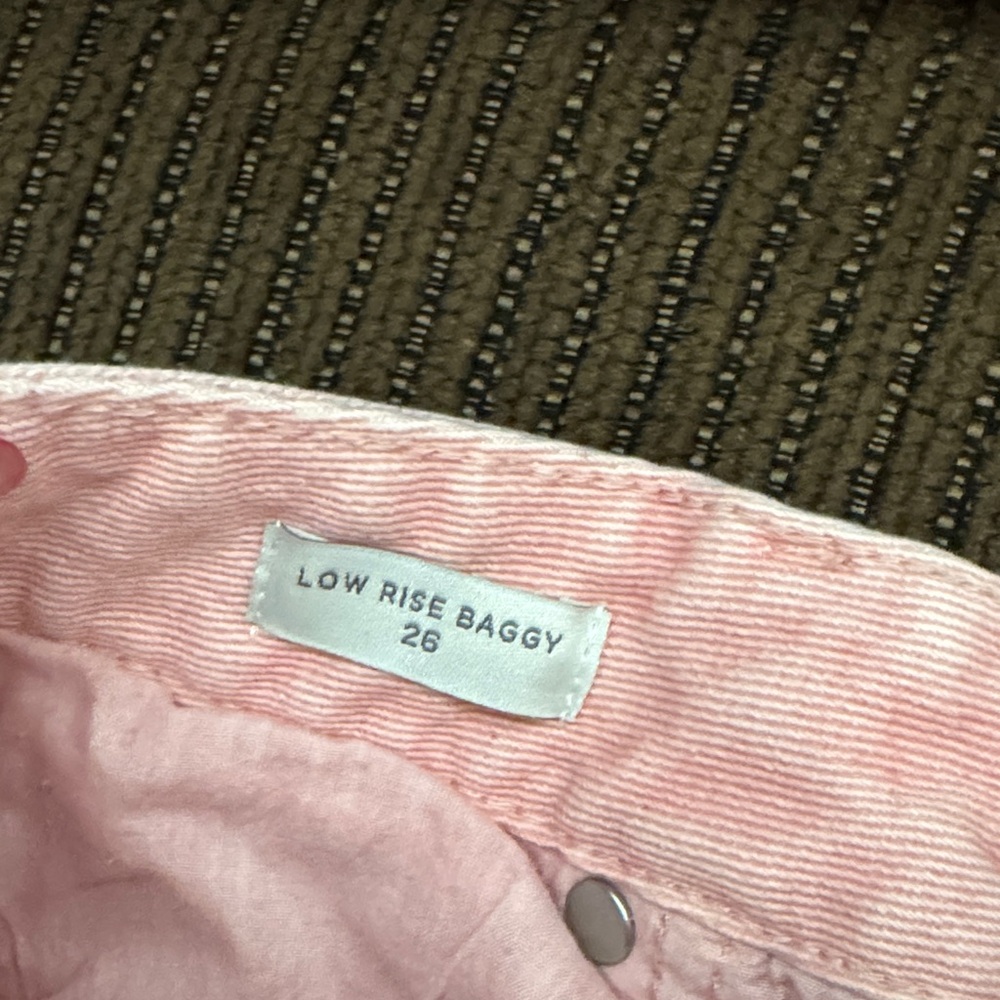 PACSUN X The MET Women’s Pink High-Waist Straight Jeans SZ 26 - Picture 5 of 5